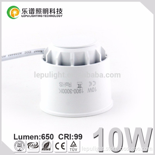 LEPU halo lamps with external driver MINI SIZE 50x45mm 99Ra CCT Dim to warm 2000-3000k 10w